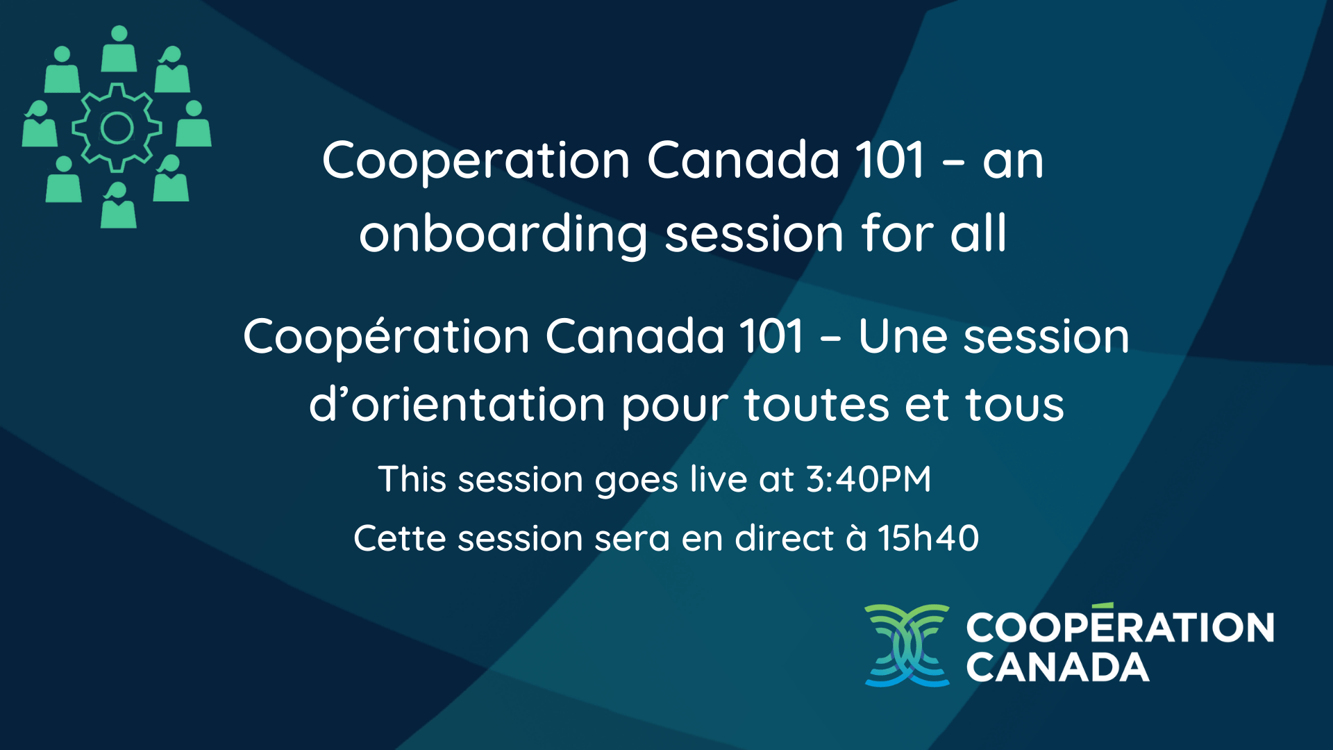 Coopération Canada 101: Une session d’orientation pour toutes et tous