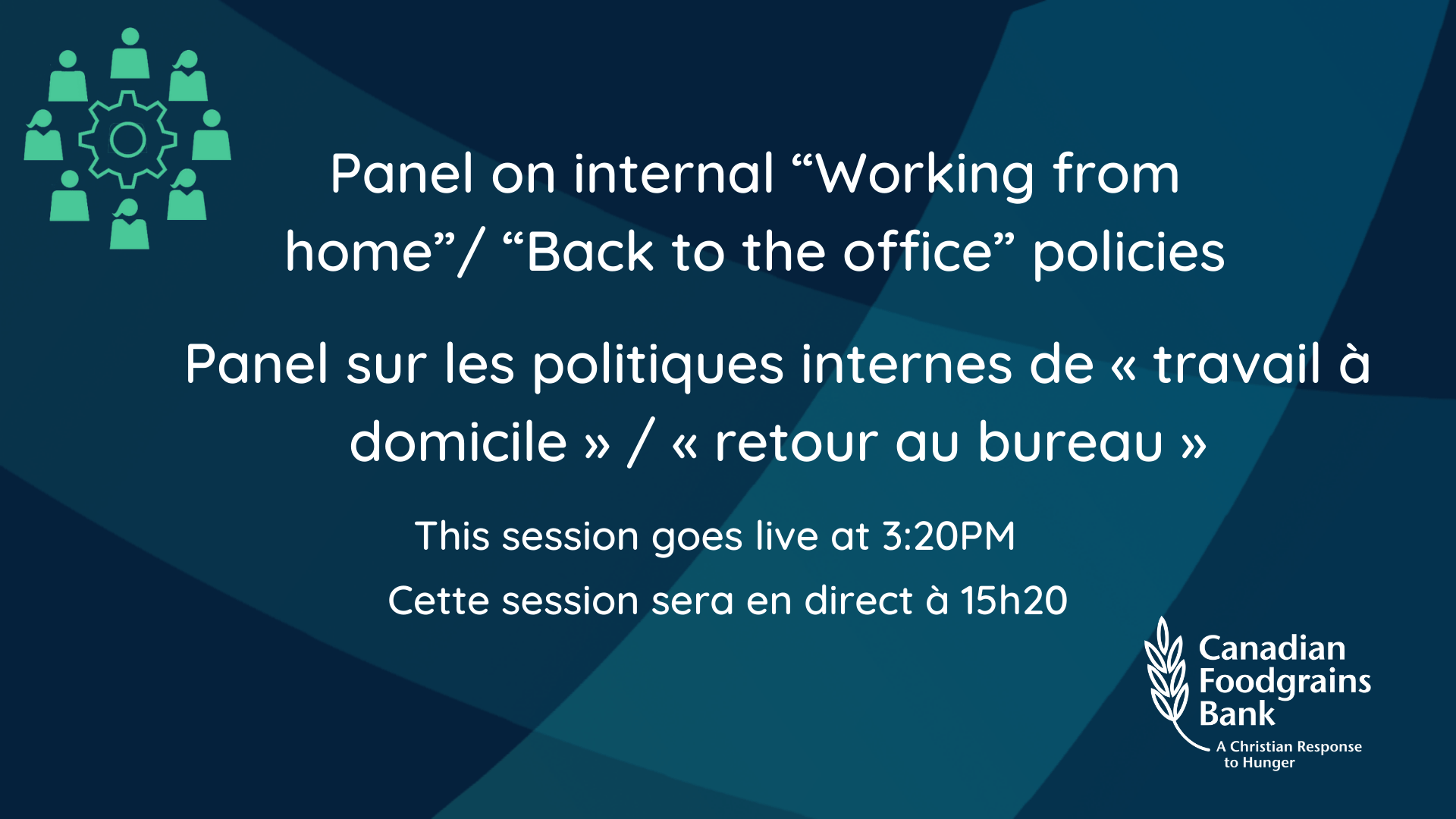 Panel sur les politiques internes de "travail à domicile" / "retour au bureau".