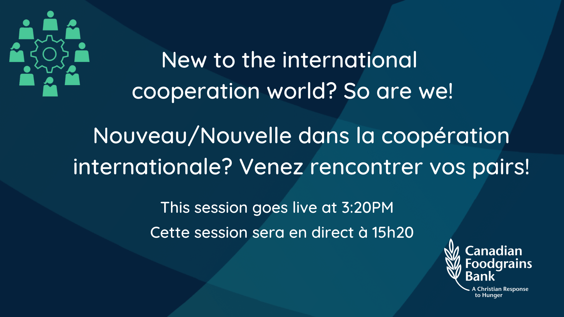 Nouveau/Nouvelle dans la coopération internationale? Venez rencontrer vos pairs!